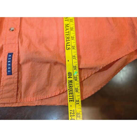 ​VTG Crable Sports Florida Gators Shirt Men XXL Orange Gingham Button Down - Picture 5 of 6